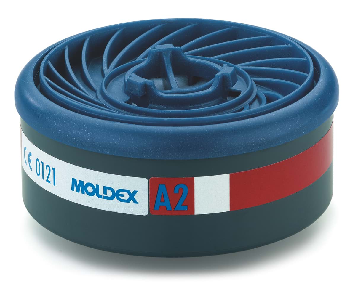 Bild von Moldex Gasfilter 9200 EasyLock® A2 – höhere Gasfilterkapazität.