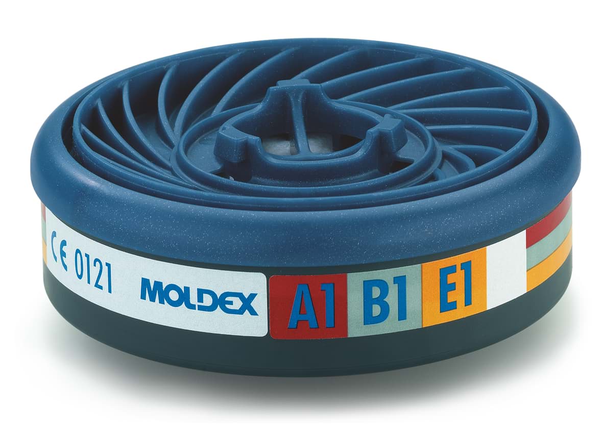 Bild von Moldex Gasfilter 9300 EasyLock® A1B1E1 – Mehrbereichsschutz.