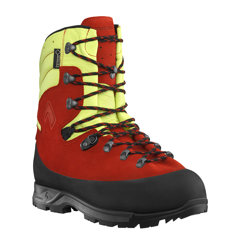 Bild von HAIX® PROTECTOR FOREST 2.1 GTX red/yellow, Schnittschutzstiefel Level 2, 603115