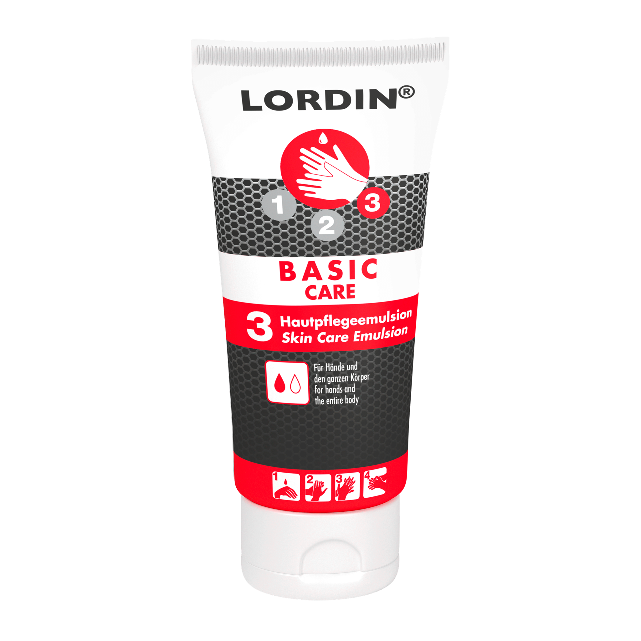 Bild von LORDIN® BASIC CARE, 100 ml Tube, Pflege normale und beanspruchte Haut